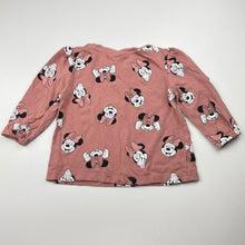 Load image into Gallery viewer, Girls Disney, Minnie Mouse cotton long sleeve top, EUC, size 1,  