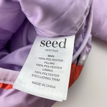 Load image into Gallery viewer, Girls Seed, hooded puffer jacket / coat, apples, NEW, size 00,  