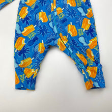 Load image into Gallery viewer, Unisex TRADIE baby, Frosty Fruits zip coverall / romper, GUC, size 000,  