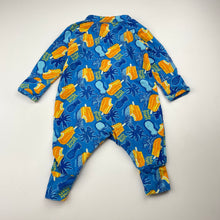 Load image into Gallery viewer, Unisex TRADIE baby, Frosty Fruits zip coverall / romper, GUC, size 000,  