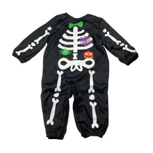 Load image into Gallery viewer, Unisex Amscan, Mini Bones Halloween costume, EUC, size 00,  