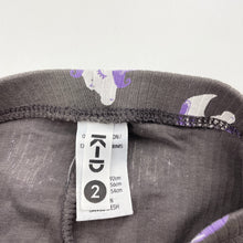Load image into Gallery viewer, Girls KID, ribbed leggings, unicorns, EUC, size 2,  