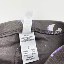 Load image into Gallery viewer, Girls KID, ribbed leggings, unicorns, EUC, size 2,  