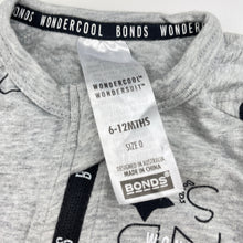 Load image into Gallery viewer, Unisex BONDS, WONDERCOOL zip Wondersuit / zippy / romper, FUC, size 0,  