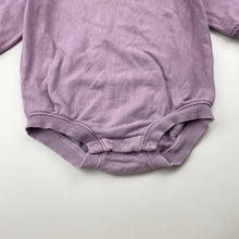 Load image into Gallery viewer, Girls Baby Berry, purple sweater romper, butterfly, FUC, size 0,  