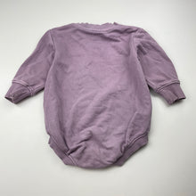 Load image into Gallery viewer, Girls Baby Berry, purple sweater romper, butterfly, FUC, size 0,  