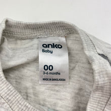Load image into Gallery viewer, Unisex Anko, grey marle tee / top, koalas, EUC, size 00,  