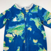 Load image into Gallery viewer, Unisex Dymples, stretchy zip romper (wash fade), FUC, size 000,  