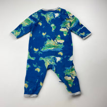 Load image into Gallery viewer, Unisex Dymples, stretchy zip romper (wash fade), FUC, size 000,  