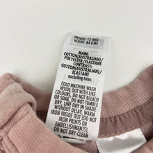 Load image into Gallery viewer, Girls BONDS, fleece zip coverall / romper, GUC, size 1,  