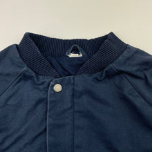 Load image into Gallery viewer, Boys navy , cotton jacket, no labels, armpit-armpit: 34cm, shoulder-cuff: 35cm, GUC, size 4-5,  