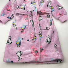 Load image into Gallery viewer, Girls BLUEY, soft fleece dressing gown / bath robe, EUC, size 4,  