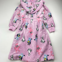 Load image into Gallery viewer, Girls BLUEY, soft fleece dressing gown / bath robe, EUC, size 4,  