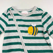 Load image into Gallery viewer, Unisex Sprout, zip coverall / romper, bee, FUC, size 0000,  