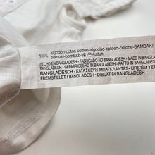 Load image into Gallery viewer, Girls Zara, white cotton tee / top, FUC, size 5,  