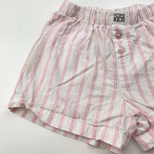Load image into Gallery viewer, Girls Cotton On, lightweight cotton pyjama shorts (mark right leg), FUC, size 4,  