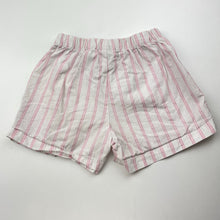 Load image into Gallery viewer, Girls Cotton On, lightweight cotton pyjama shorts (mark right leg), FUC, size 4,  