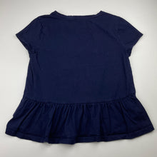 Load image into Gallery viewer, Girls TOMMY HILFIGER, navy cotton tee / top, GUC, size 12-14,  