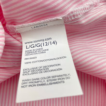 Load image into Gallery viewer, Girls TOMMY HILFIGER, lightweight cotton long sleeve shirt, EUC, size 12-14,  