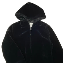 Load image into Gallery viewer, Girls DECJUBA KIDS, lined black velour hooded jacket, EUC, size 14,  