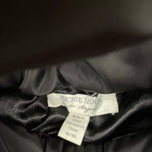 Load image into Gallery viewer, Girls RICHIE HOUSE, black hooded puffer jacket / coat, L:70cm, EUC, size 9-10,  