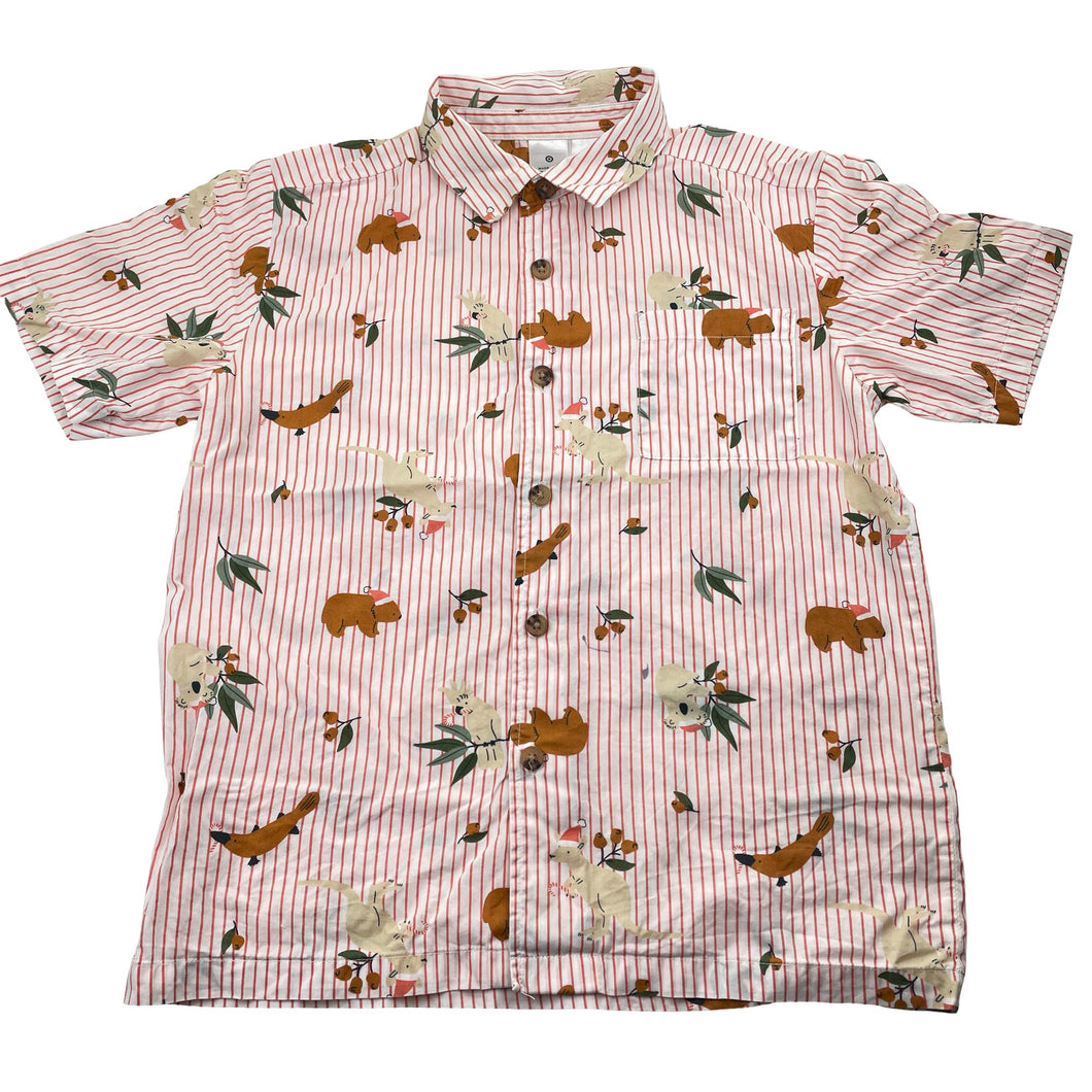 Unisex Target, organic cotton Christmas pyjama top, FUC, size 10,  