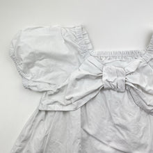 Load image into Gallery viewer, Girls Zara, white cotton short sleeve top, GUC, size 4-5,  