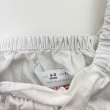 Load image into Gallery viewer, Girls Zara, white cotton short sleeve top, GUC, size 4-5,  