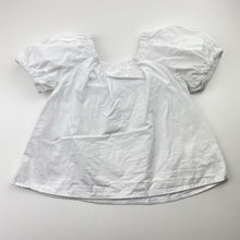 Load image into Gallery viewer, Girls Zara, white cotton short sleeve top, GUC, size 4-5,  