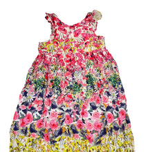 Load image into Gallery viewer, Girls Zara, colourful floral lightweight summer dress, FUC, size 8, L: 75cm