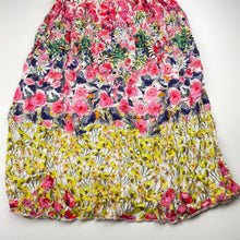 Load image into Gallery viewer, Girls Zara, colourful floral lightweight summer dress, FUC, size 8, L: 75cm