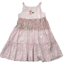 Load image into Gallery viewer, Girls lightweight, cotton summer dress, no labels, armpit-armpit: 31cm, FUC, size 5-6, L: 63cm