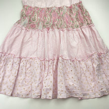 Load image into Gallery viewer, Girls lightweight, cotton summer dress, no labels, armpit-armpit: 31cm, FUC, size 5-6, L: 63cm