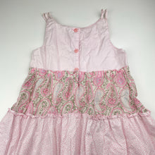 Load image into Gallery viewer, Girls lightweight, cotton summer dress, no labels, armpit-armpit: 31cm, FUC, size 5-6, L: 63cm