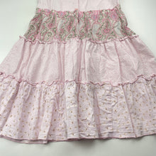 Load image into Gallery viewer, Girls lightweight, cotton summer dress, no labels, armpit-armpit: 31cm, FUC, size 5-6, L: 63cm