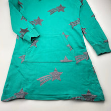 Load image into Gallery viewer, Girls COUNTRY ROAD, cotton hoodie sweater dress (wash fade, marks on front), FUC, size 10, L: 68cm