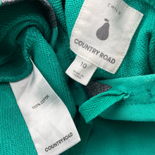 Load image into Gallery viewer, Girls COUNTRY ROAD, cotton hoodie sweater dress (wash fade, marks on front), FUC, size 10, L: 68cm