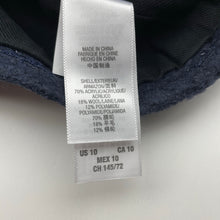 Load image into Gallery viewer, Girls Juicy Couture, navy sparkle boucle jacket *faux leather scuffed right cuff*, NEW, size 10,  