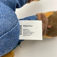 Load image into Gallery viewer, Toys Bunnings Warehouse, Brian Bear collectable tradie teddy, L: 30cm, EUC, size ,  