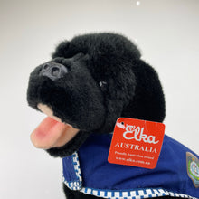 Load image into Gallery viewer, Toys Elka, black labradore NSW Police dog 20cm x 38cm, NEW, size ,  