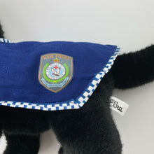 Load image into Gallery viewer, Toys Elka, black labradore NSW Police dog 20cm x 38cm, NEW, size ,  