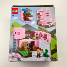 Load image into Gallery viewer, Toys Lego, MINECRAFT The Pig House 21170, complete with instructions, Age 8+, EUC, size ,  