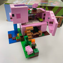 Load image into Gallery viewer, Toys Lego, MINECRAFT The Pig House 21170, complete with instructions, Age 8+, EUC, size ,  