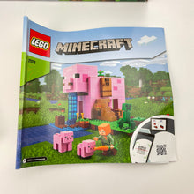 Load image into Gallery viewer, Toys Lego, MINECRAFT The Pig House 21170, complete with instructions, Age 8+, EUC, size ,  