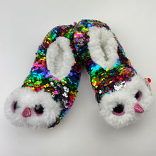 Load image into Gallery viewer, Shoes TY Fashion, Owen flip sequin slippers, L: 18cm, NEW, size 10-11,  