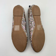 Load image into Gallery viewer, Shoes Crewcuts, multi-coloured glitter shoes, US 3, EUC, size 2,  