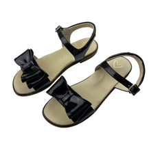 Load image into Gallery viewer, Shoes Panache Kids, black patent leather sandals, made in Spain, EU 33, GUC, size 1.5,  