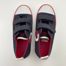 Load image into Gallery viewer, Shoes POLO RALPH LAUREN, navy canvas rip tab sneakers, EU 30, GUC, size 12,  