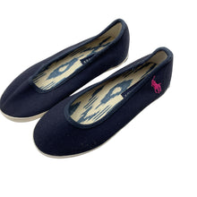 Load image into Gallery viewer, Shoes RALPH LAUREN, navy canvas sneakers, EU 27.5, EUC, size 10.5,  