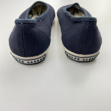 Load image into Gallery viewer, Shoes RALPH LAUREN, navy canvas sneakers, EU 27.5, EUC, size 10.5,  